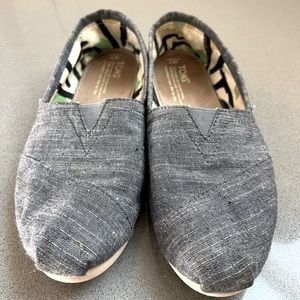 Toms Classic Slub Chambray Blue size 7